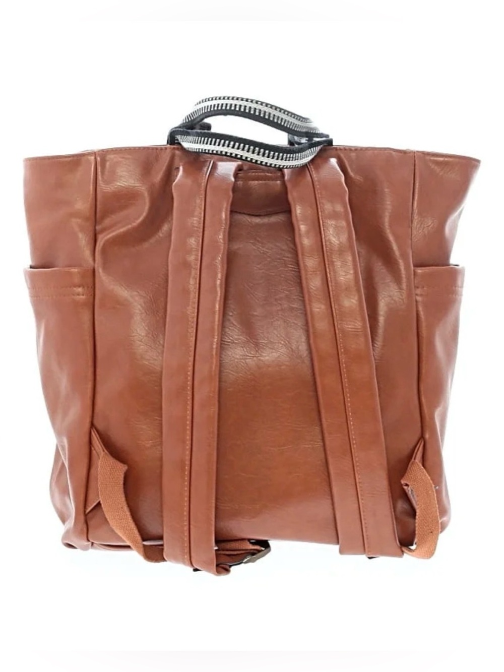 Universal Threads Brown Leather Backpack - Picture 2 of 4